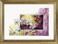Lillies with Butterfly 12-3195